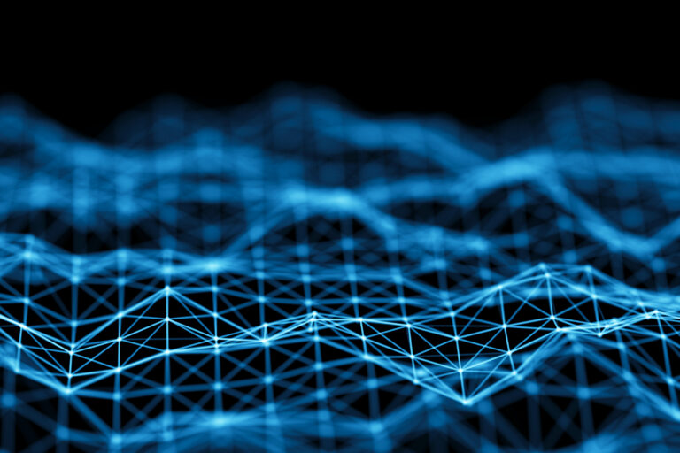 Data technology background. Abstract background. Connecting dots and lines on dark background. 3D rendering. 4k. ach payment processing